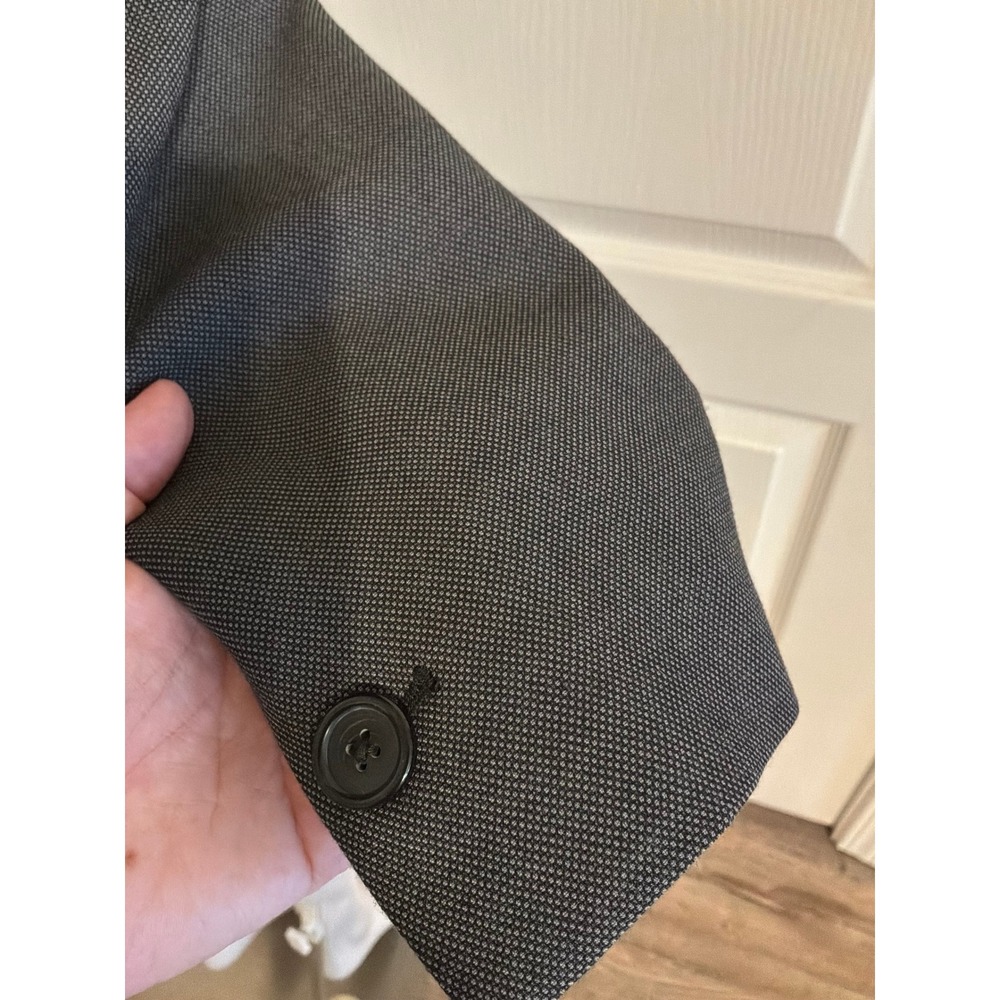 Worthington Stretch Gray Solid One Button Blazer … - image 7